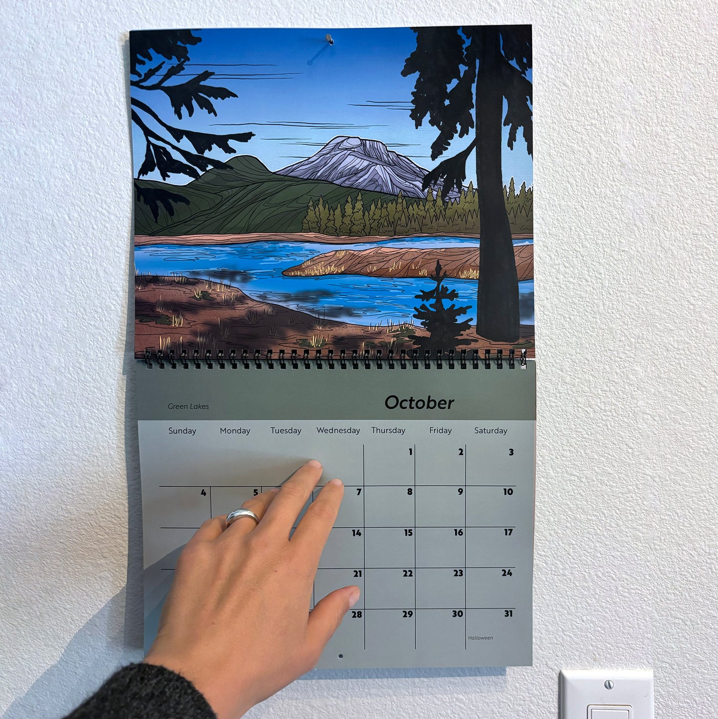 2026 Oregon Landscapes wall calendar