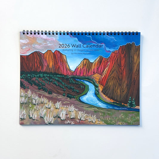 2026 Oregon Landscapes wall calendar