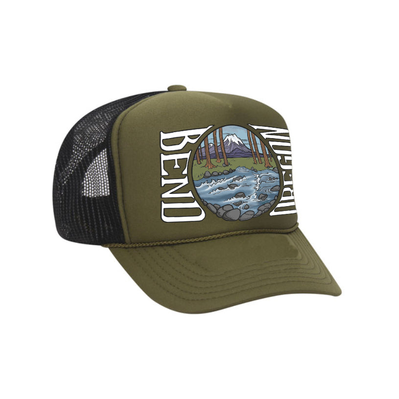 Bend trucker hat