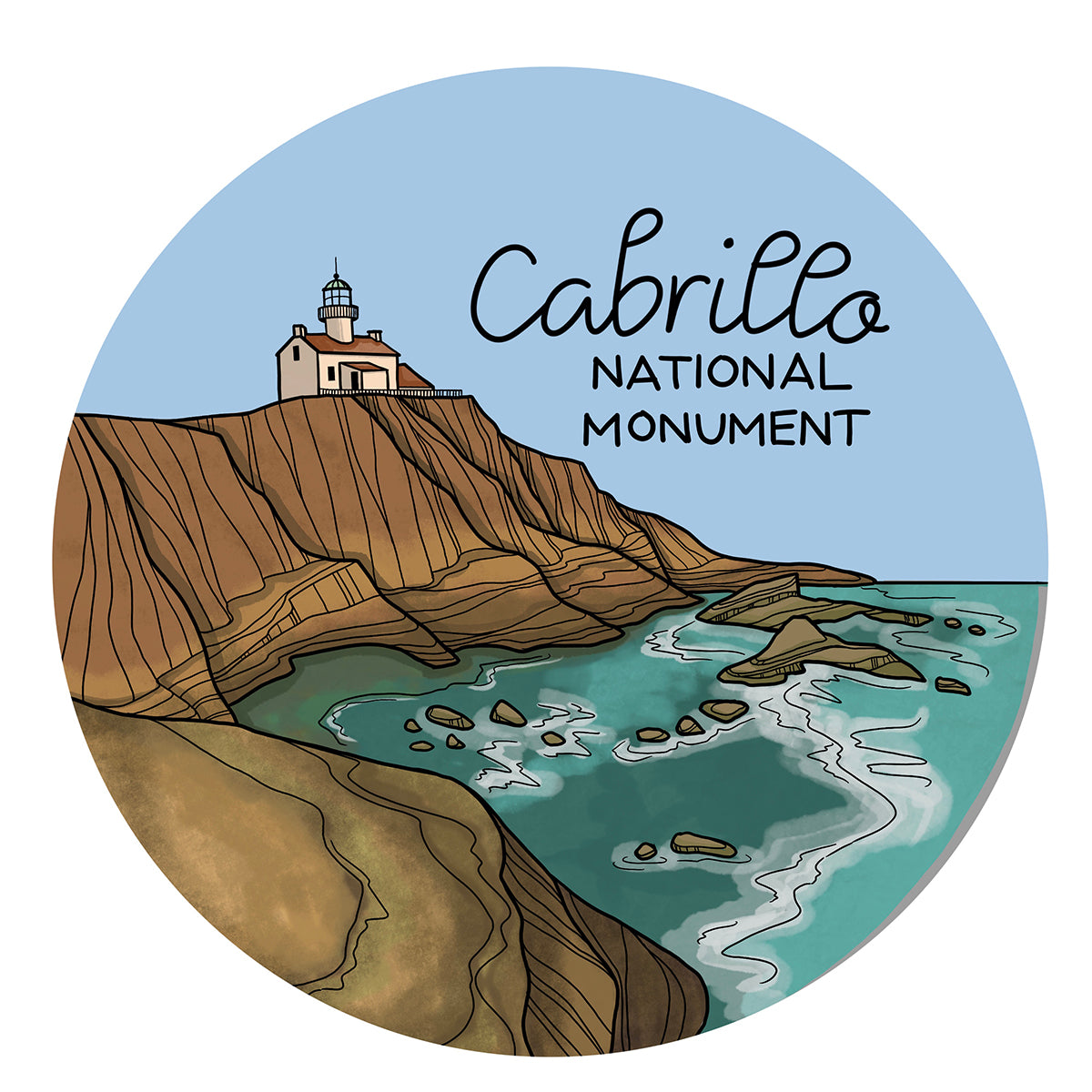 Cabrillo National Monument Lighthouse sticker