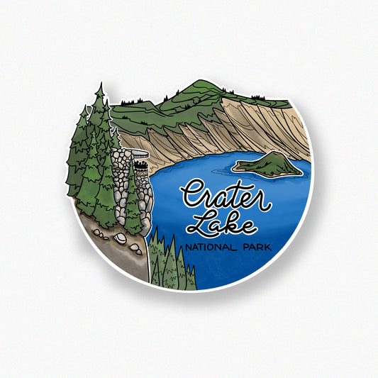 Crater Lake Sinnott sticker