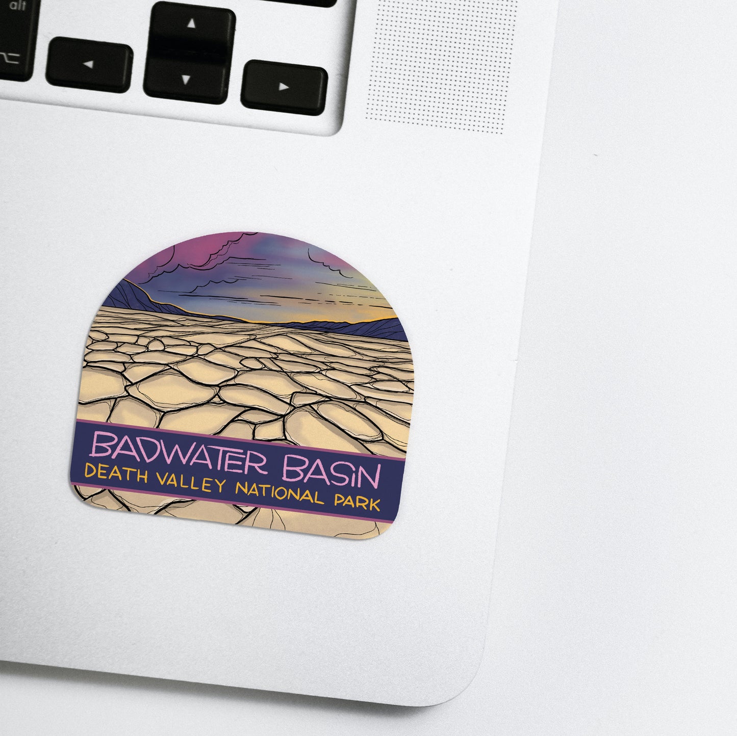 Death Valley Badwater Basin sticker