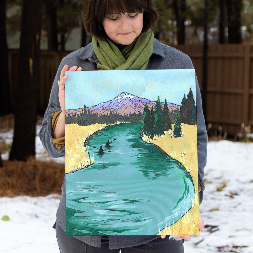 Deschutes Kayakers original artwork