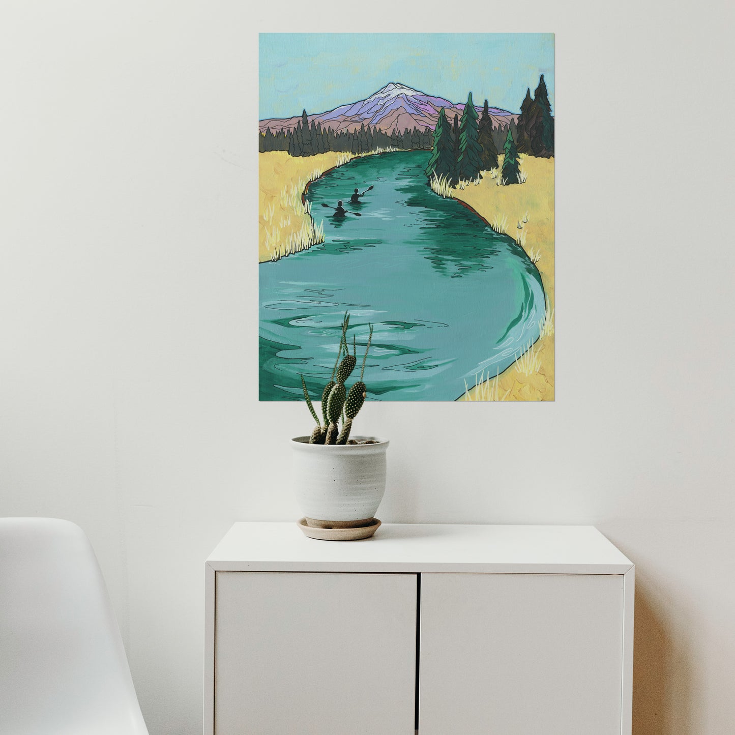 Deschutes Kayakers original artwork