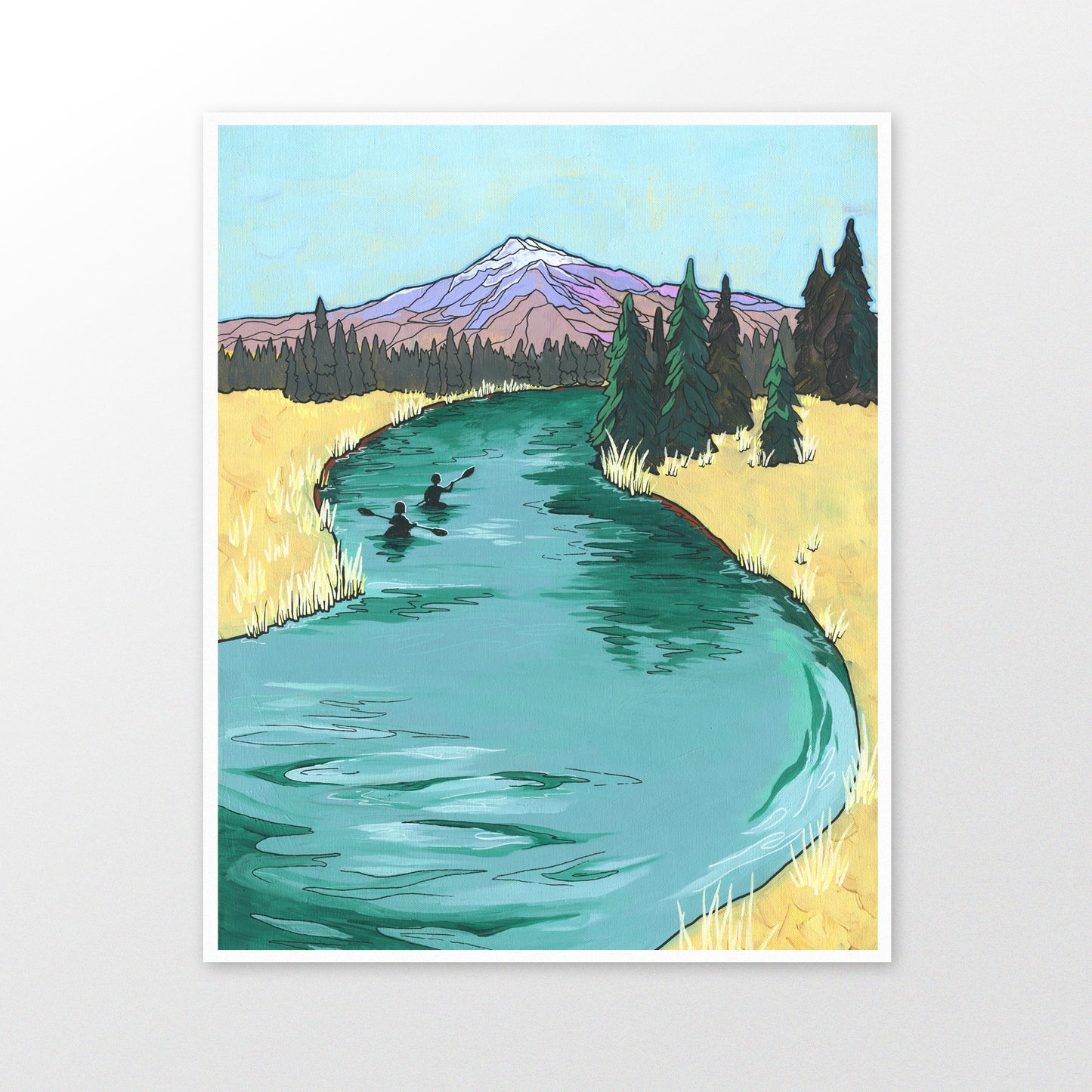 Deschutes Kayakers art print