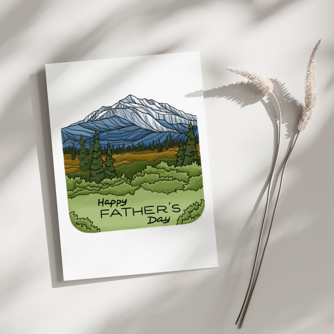 Father's Day Denali greeting card