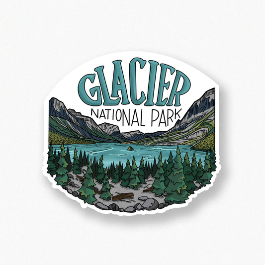 Glacier National Park, St. Mary Lake sticker