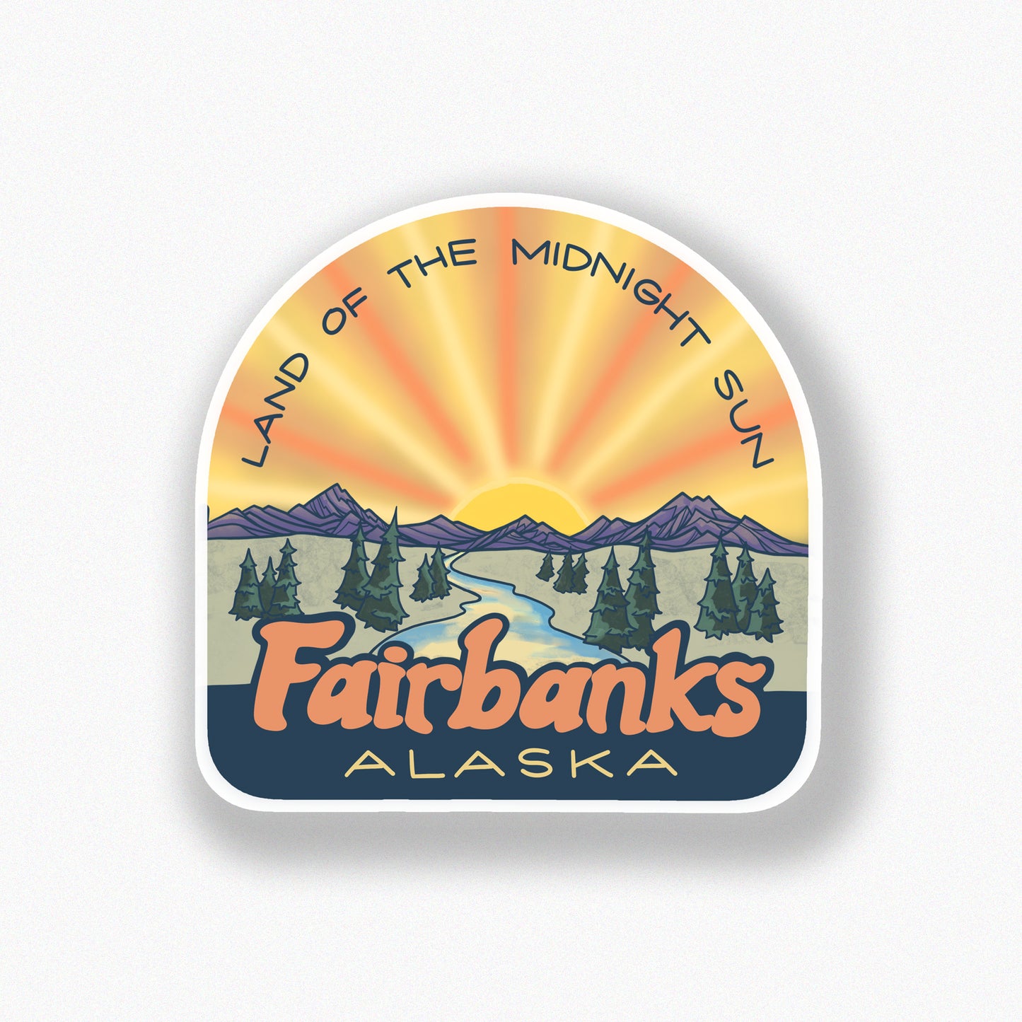 Midnight Sun Fairbanks sticker