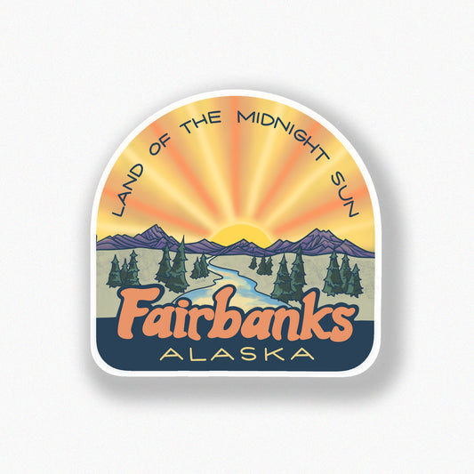Midnight Sun Fairbanks sticker