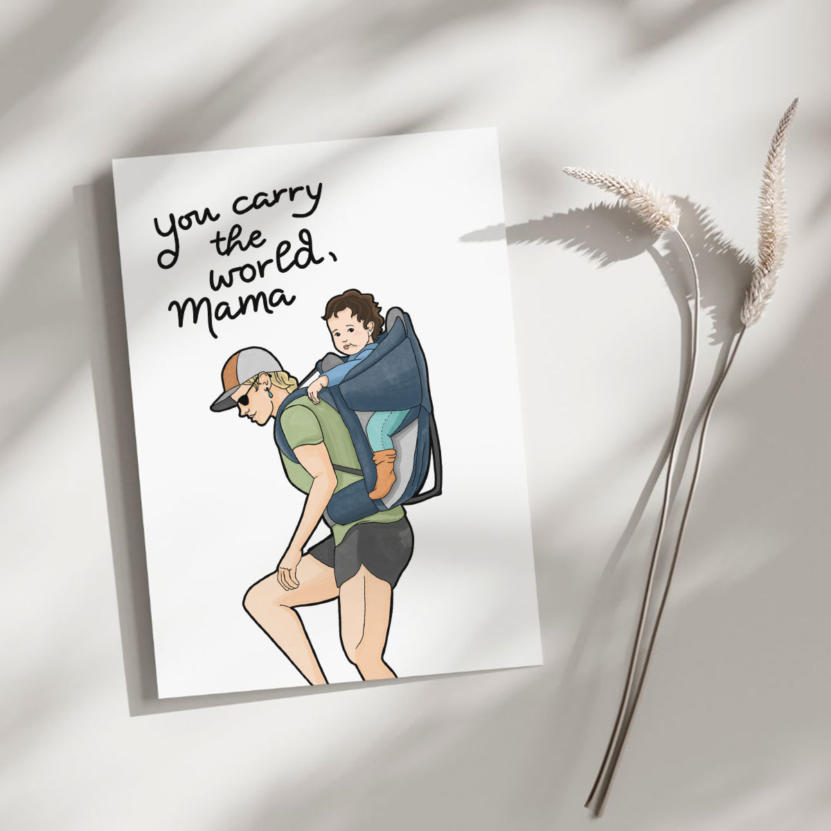 Mother's Day, Hiking card