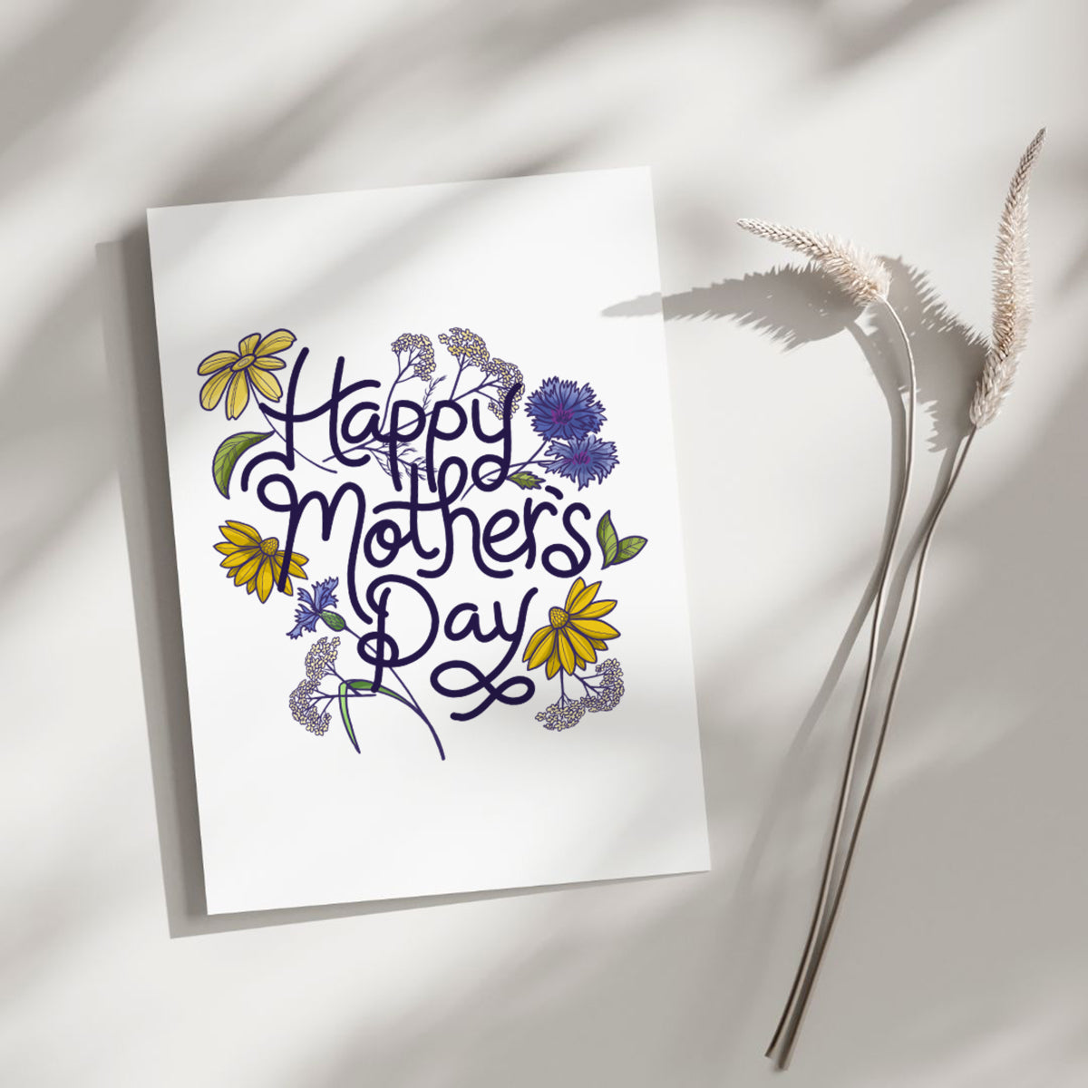Mother's Day Floral card