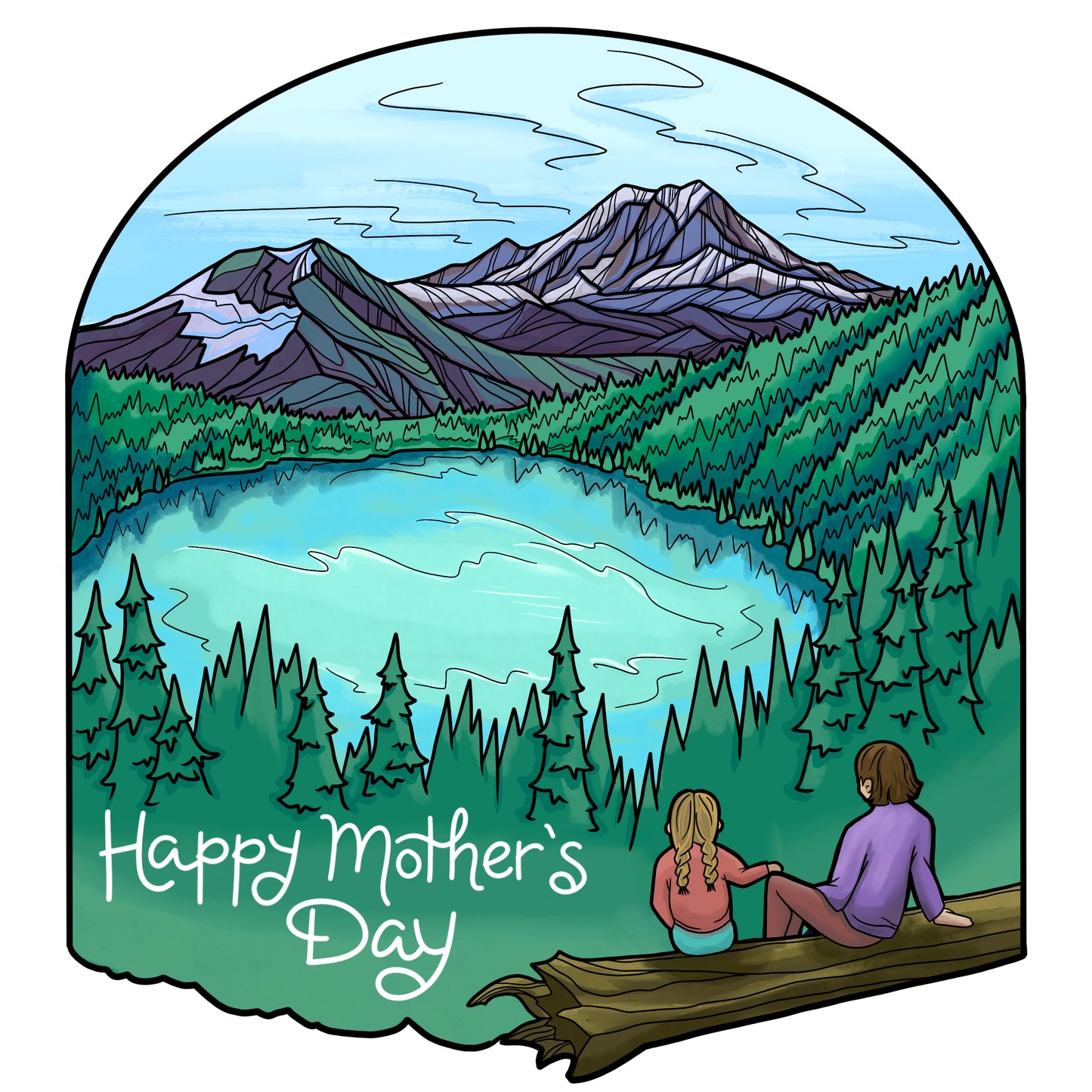 Mother's Day Mountain Vista card