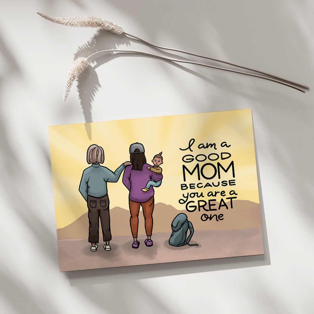Mother's Day Three Generations card