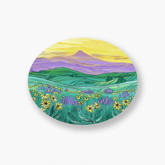 Mount Hood Wildflowers sticker