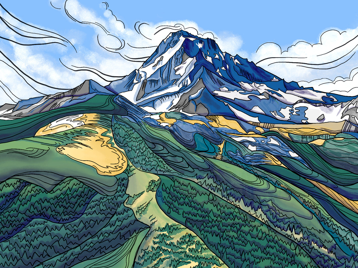 Mount Jefferson puzzle
