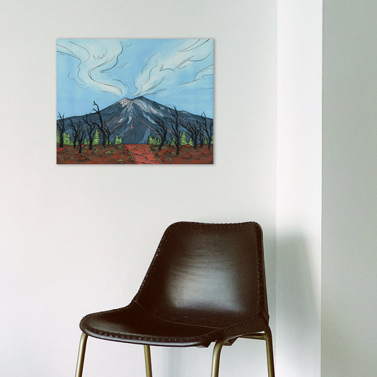 Mount Bachelor in Summer original artwork