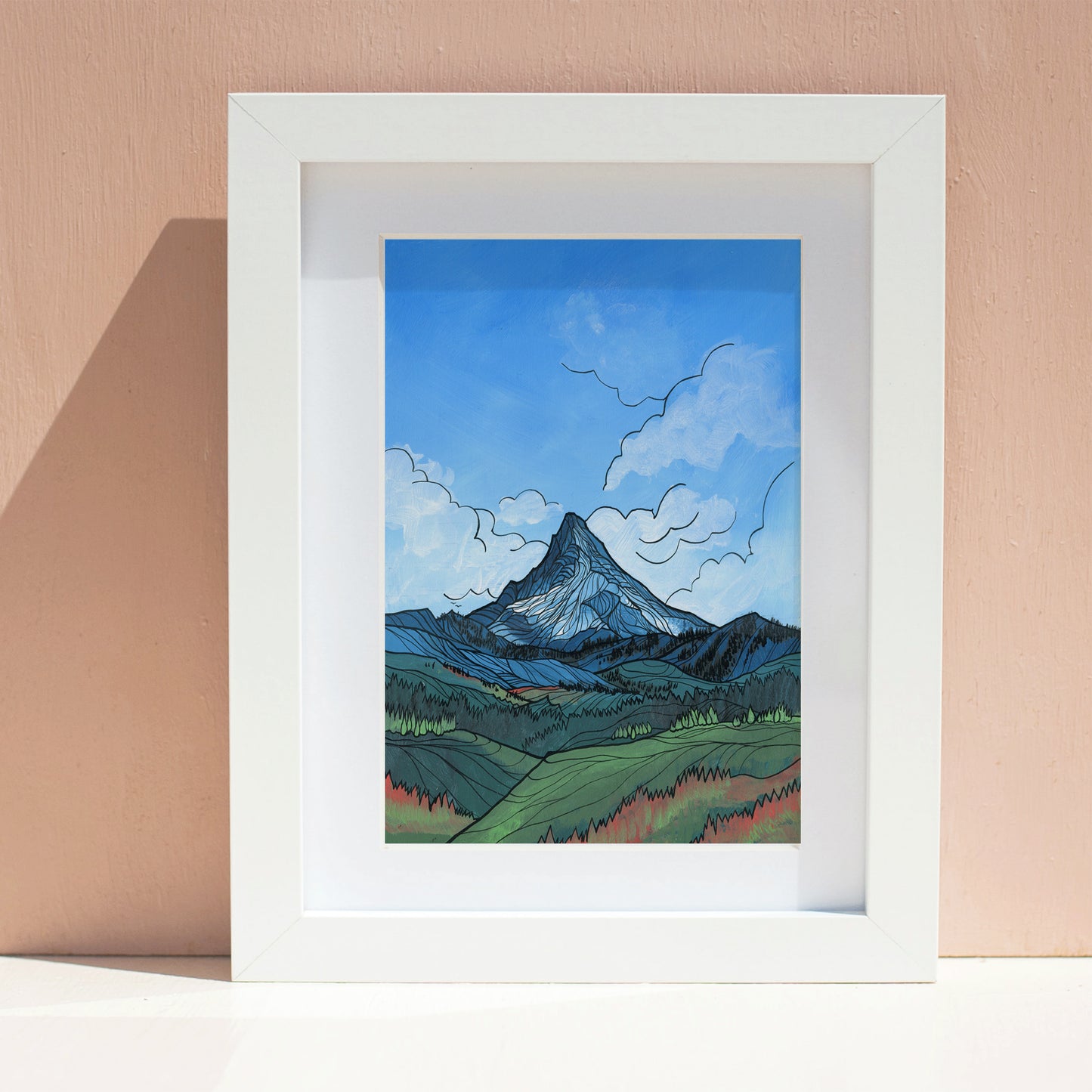 Mount Washington art print