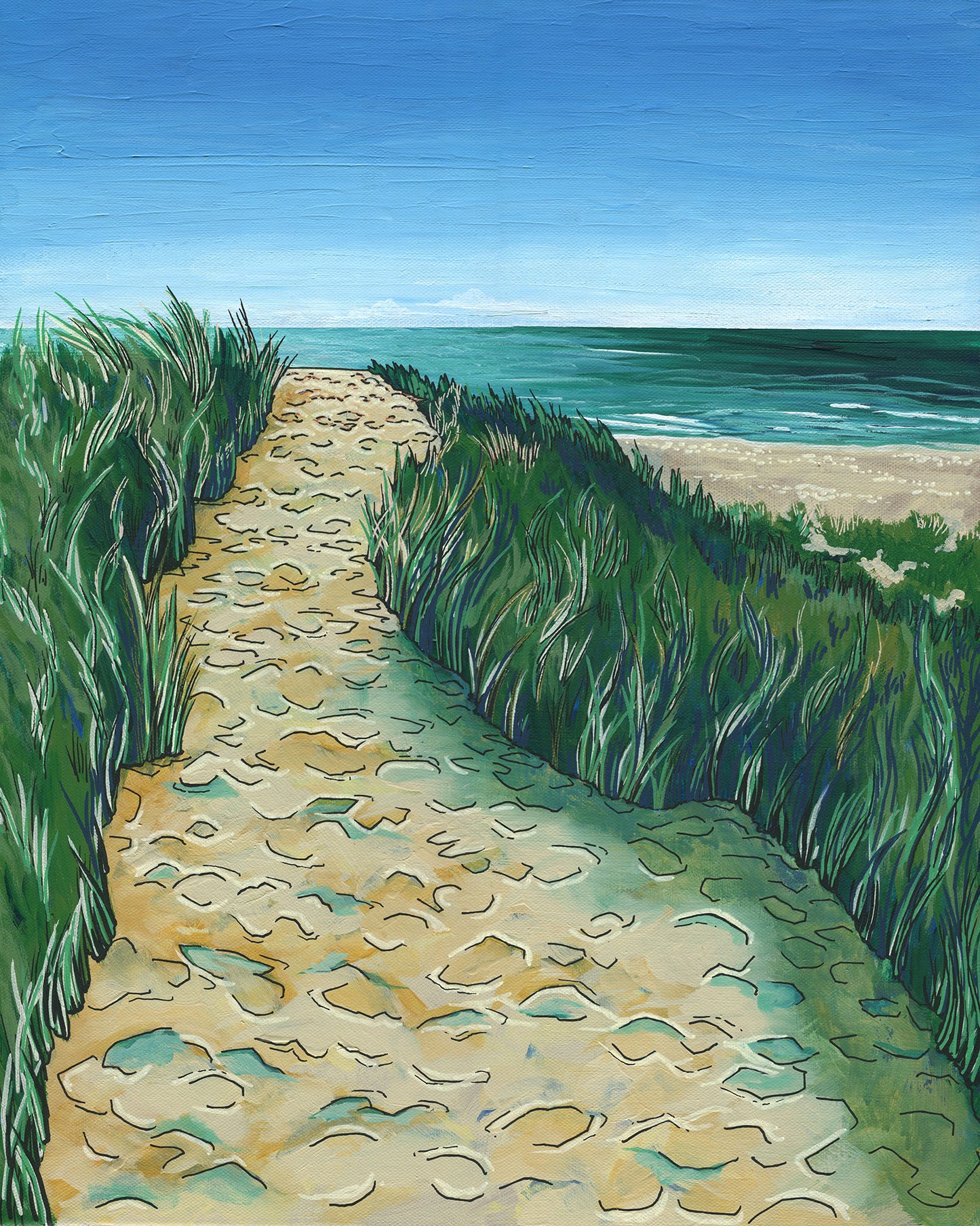 Nehalem Shore original artwork