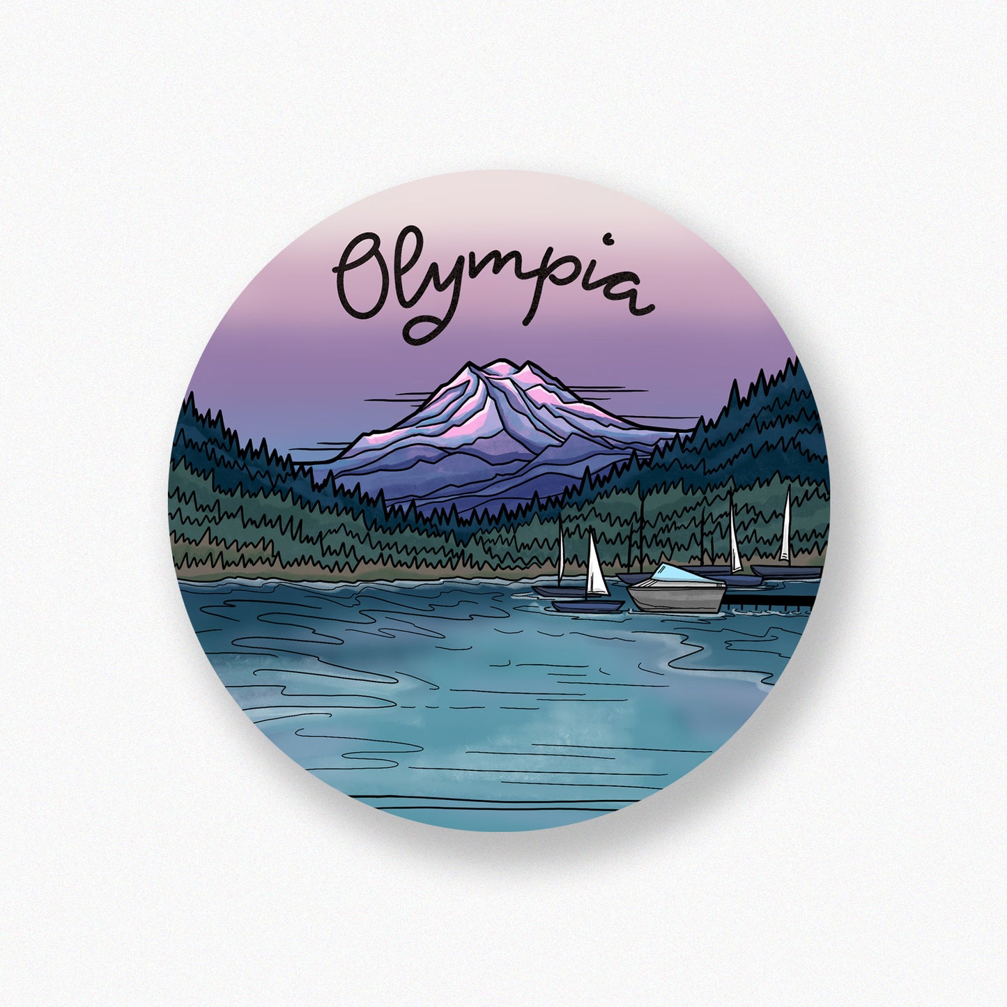 Olympia Puget Sound sticker