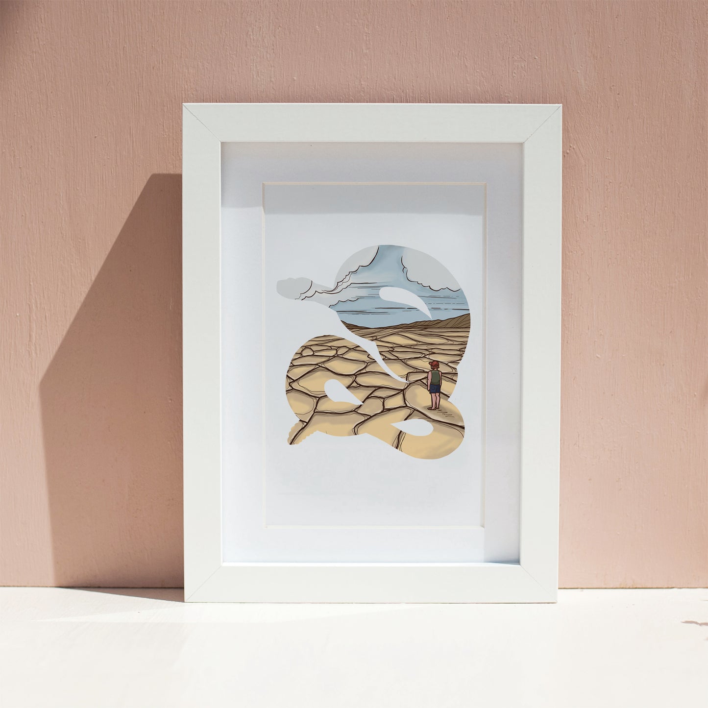 Rattlesnake Hiker art print