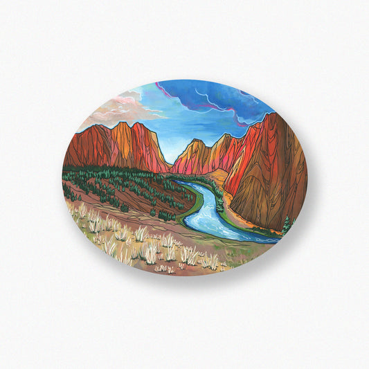Smith Rock Sunset sticker