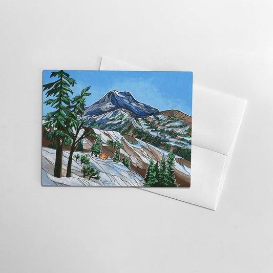 South Sister III greeting card