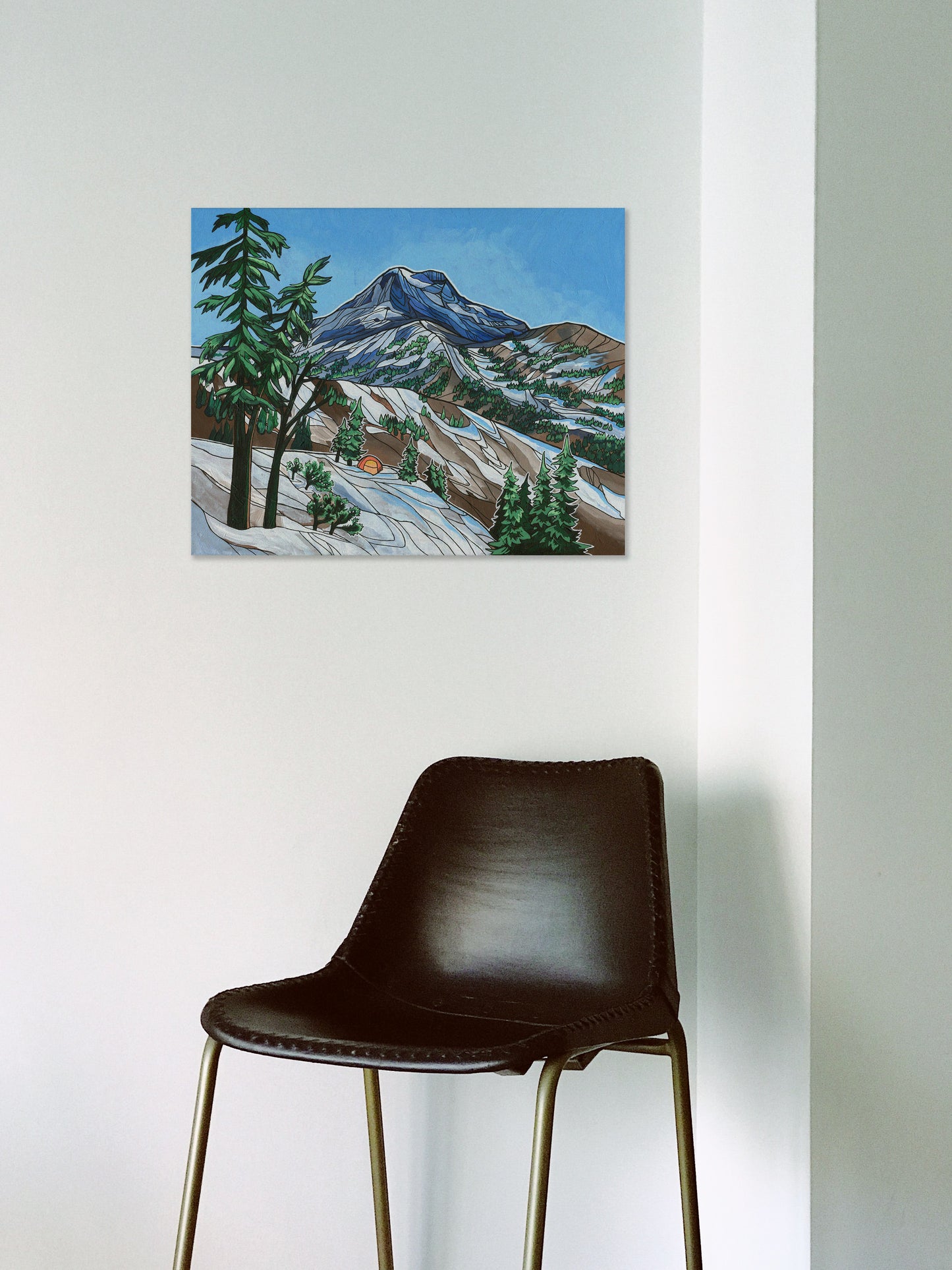 South Sister III original artwork