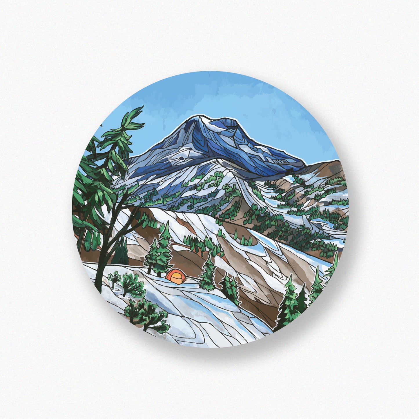 South Sister III sticker
