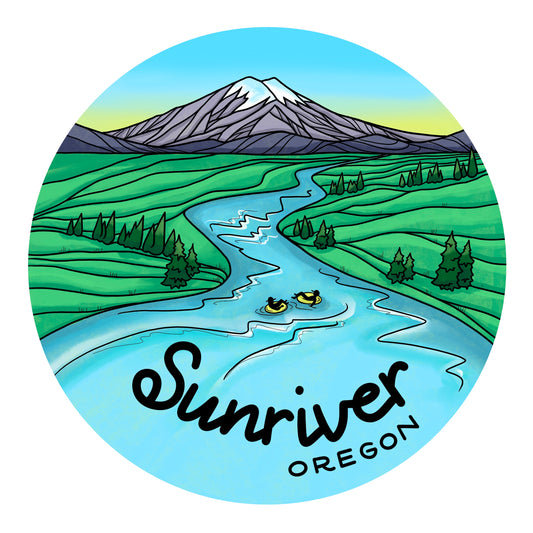 Sunriver Float sticker