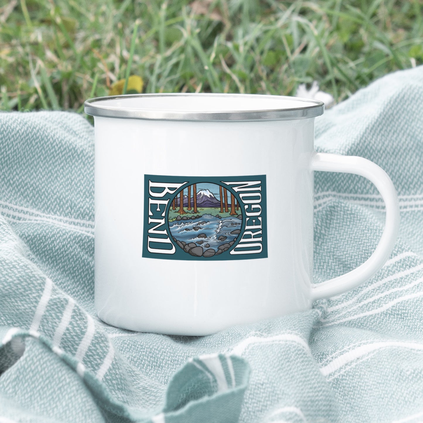 Bend rectangle sticker