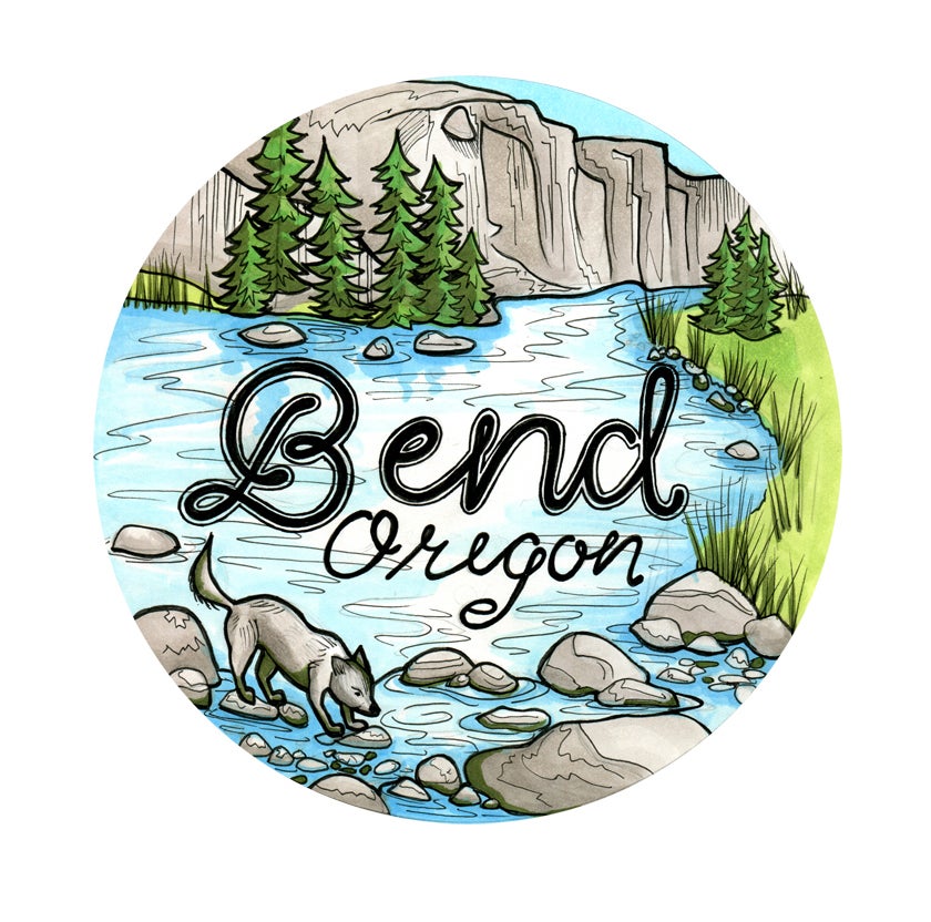 River Pup sticker
