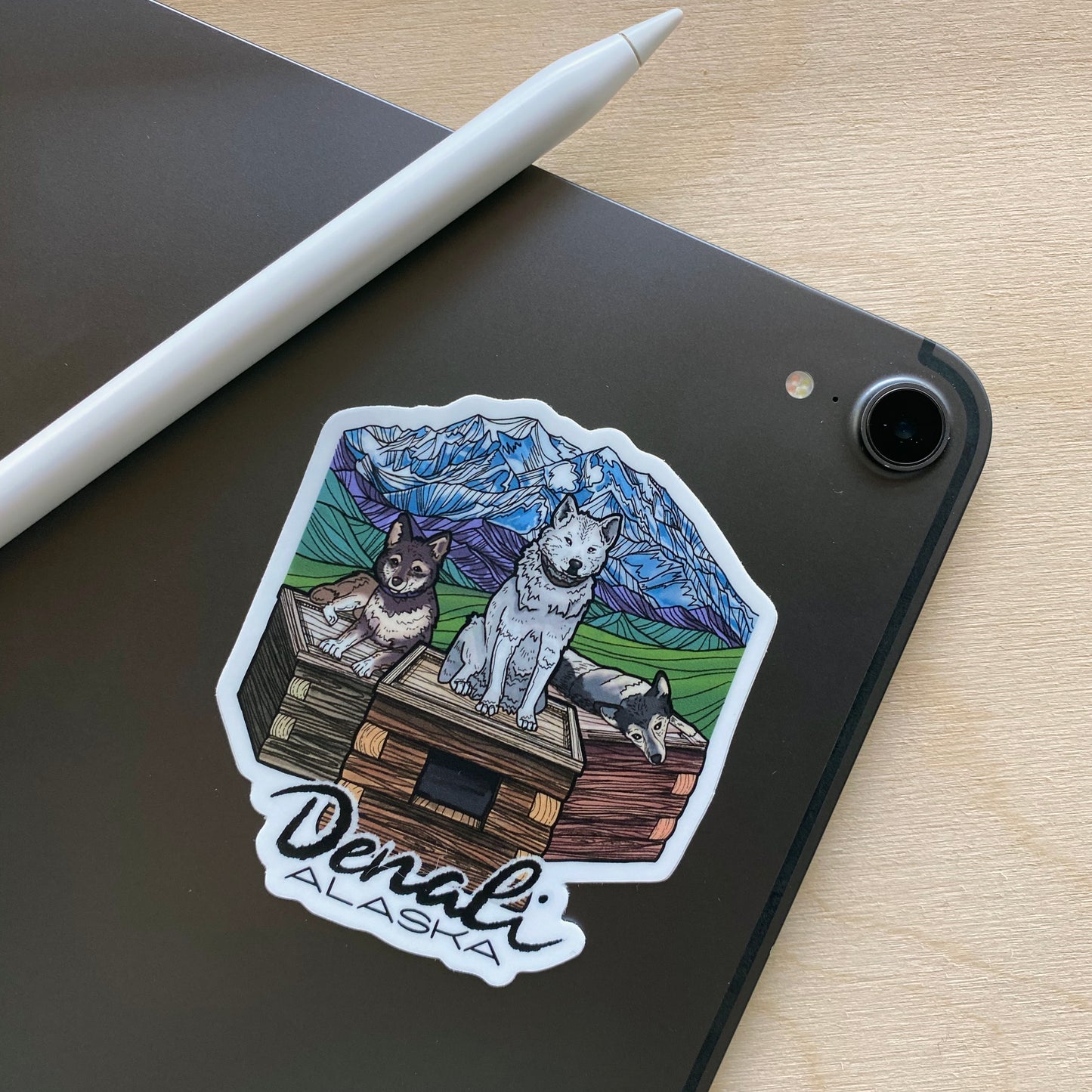 Denali Sled Dogs sticker