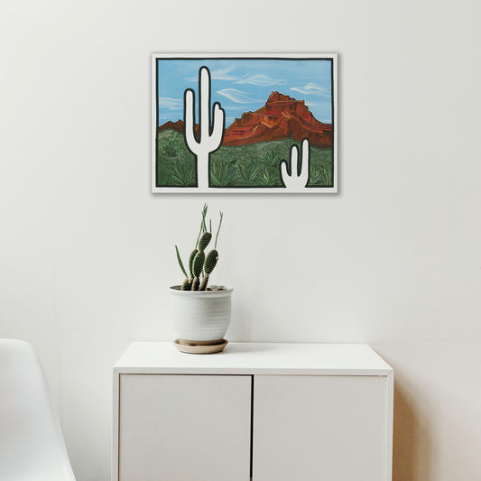 Lost Saguaro original artwork
