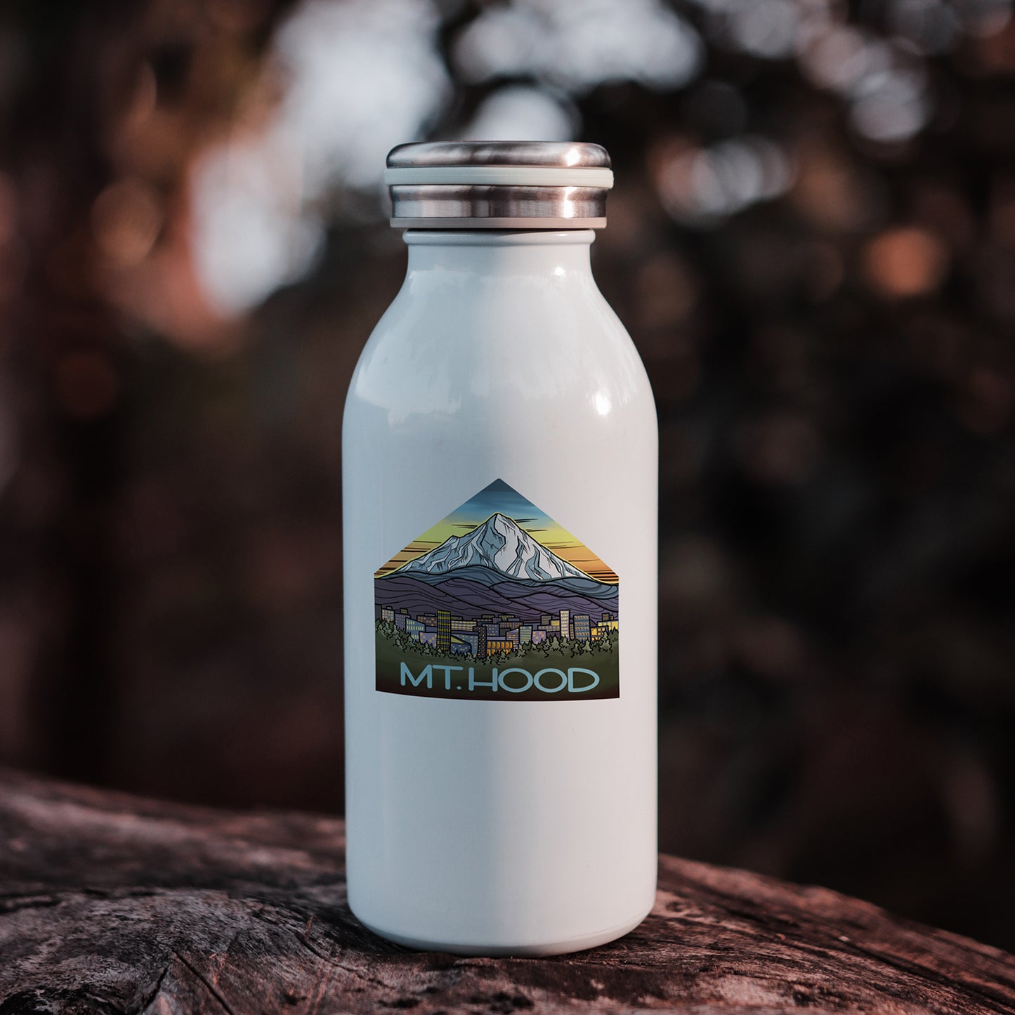 Mount Hood & Portland sticker