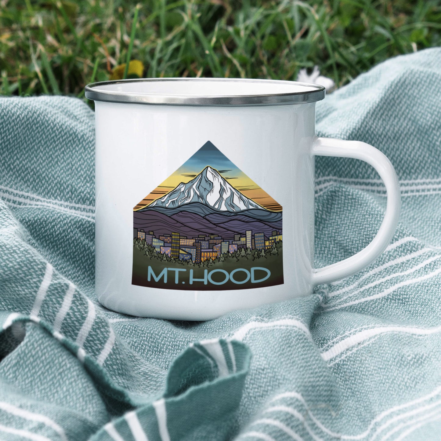 Mount Hood & Portland sticker