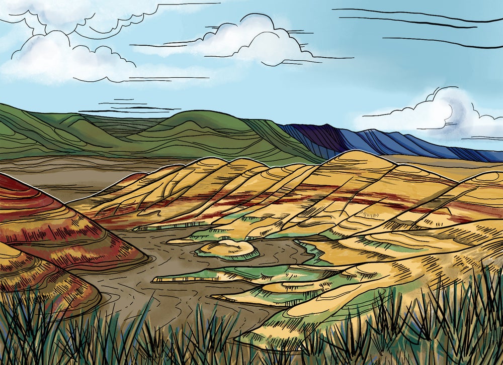 Painted Hills sticker