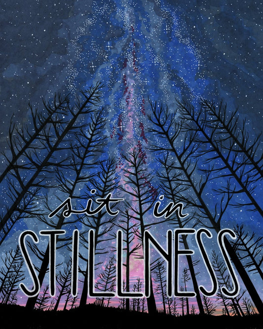 Stillness art print