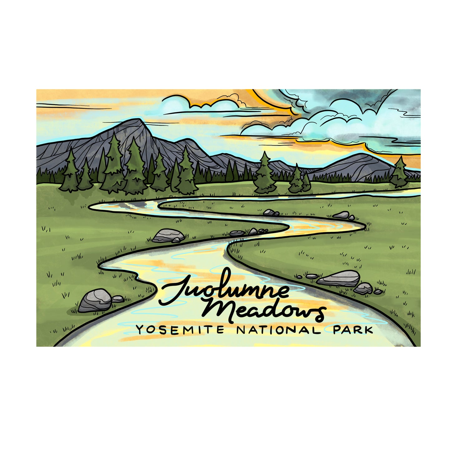 Yosemite Tuolumne sticker