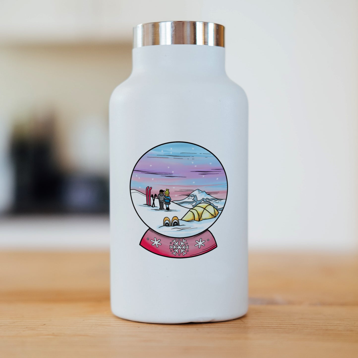 Snowglobe sticker