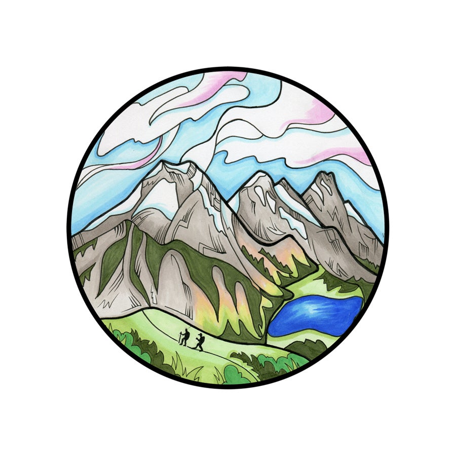 Three Sisters Wilderness sticker