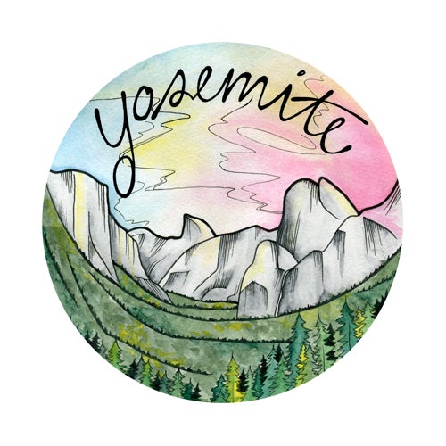 Yosemite sticker 3"