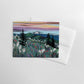 Alpine Wildflowers greeting card