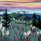 Alpine Wildflowers greeting card