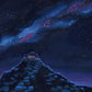 Bolan Mountain Lookout wood panel print