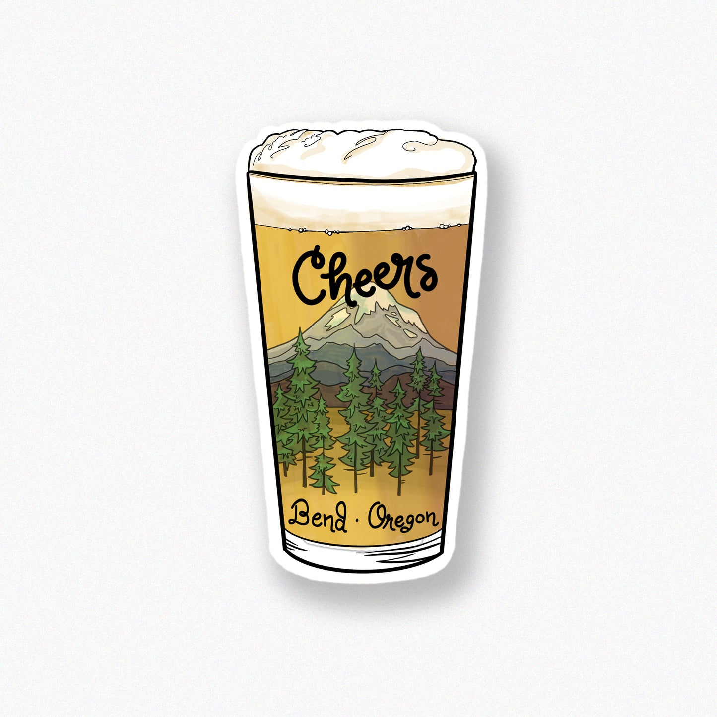 Cheers Beer sticker