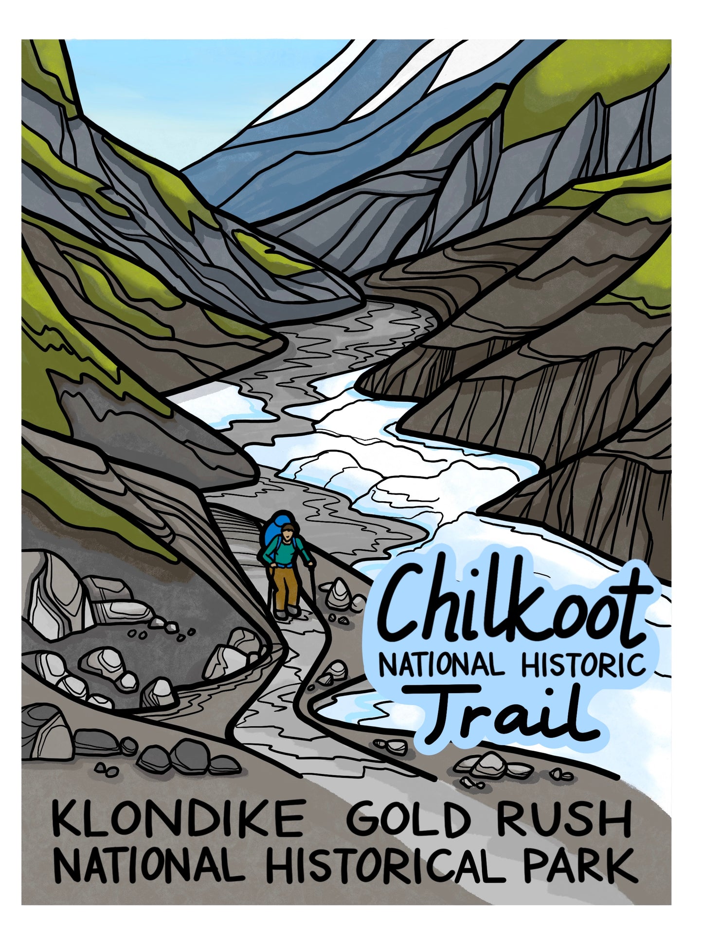 Chilkoot Trail sticker