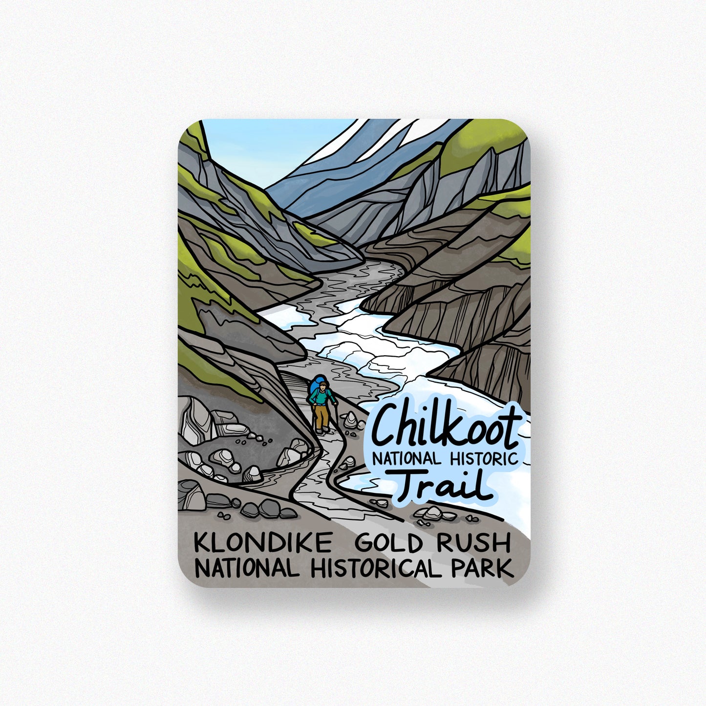 Chilkoot Trail sticker