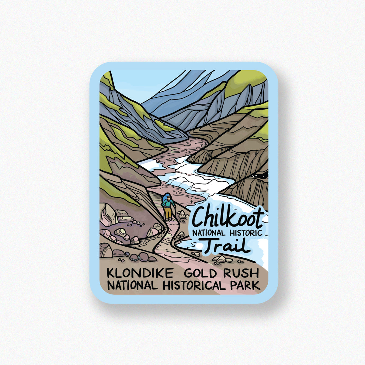 Chilkoot Trail sticker