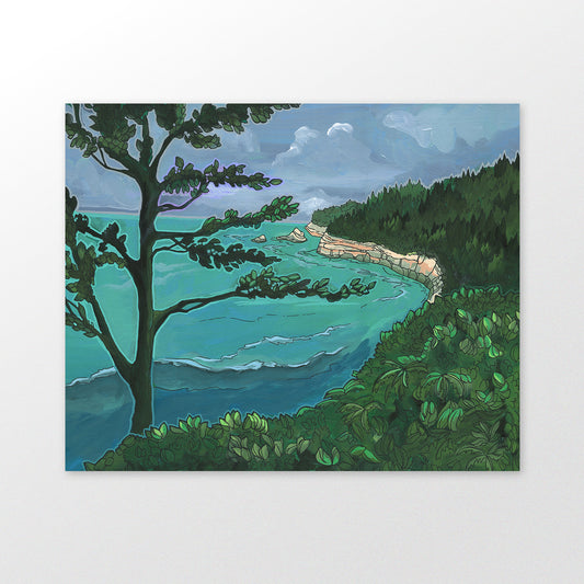 Coast Cliffs art print