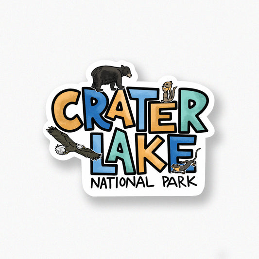 Crater Lake Critters sticker